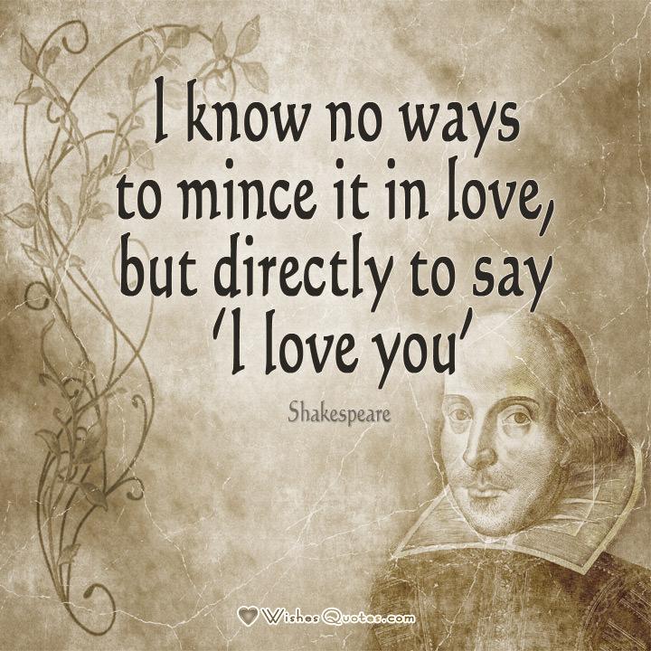 Quotes By Shakespeare About Love