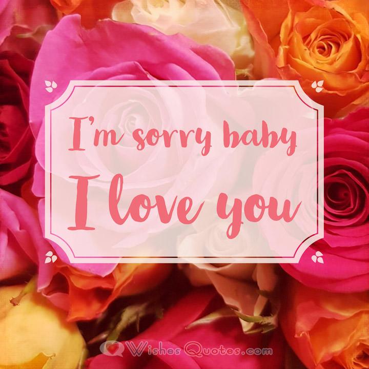 I’m Sorry Messages for your Girlfriend