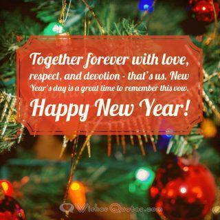 Romantic Happy New Year Messages for your Sweetheart By LoveWishesQuotes